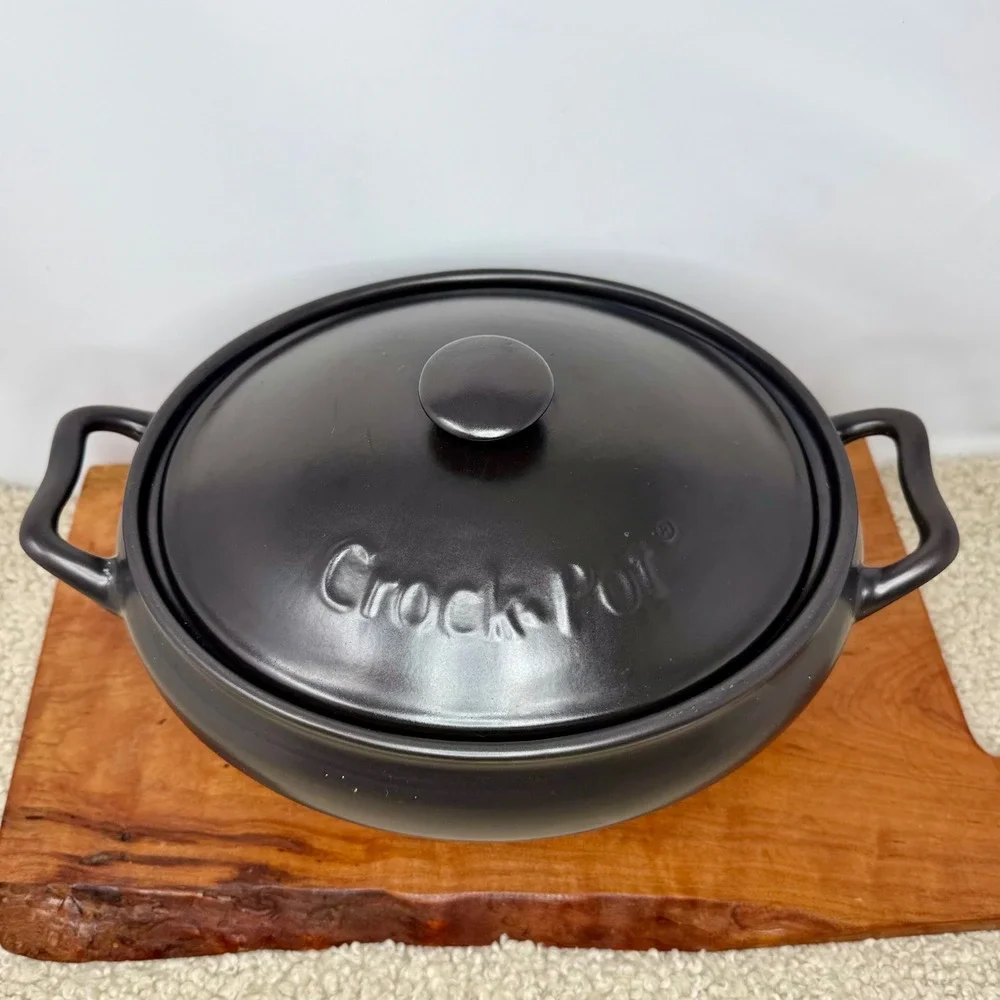 Rival Crock-Pot VersaWare 5Qt SC7500 Stoneware Slow Cooker Black